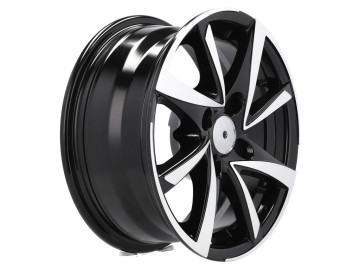 Jantes Look Peugeot R116 14x6 4X108 ET 20 65.1 (Preto Polido)