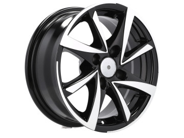 Jantes Look Peugeot R116 14x6 4X108 ET 20 65.1 (Preto Polido)