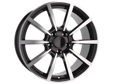 Jantes Look Porsche 20x8.5 5X130 ET 50 71.5 Preto Polido