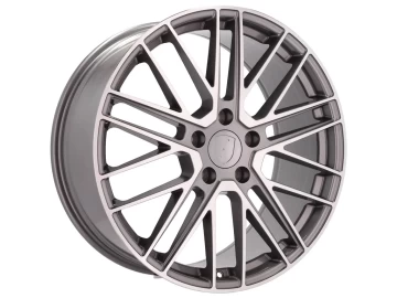 Jantes Look Porsche 971 Turbo V 21x9.5 5X130 ET 69 71.6 (Cinza Polido)