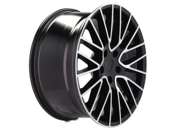 Jantes Look Porsche CAYENNE GTS TURBO21x10 5X130 ET 50 71.6 (Preto Polido)