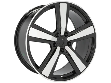 Jantes Look Porsche Cayenne 22x11.5 5X130 ET 61 71.6 (Preto Polido)