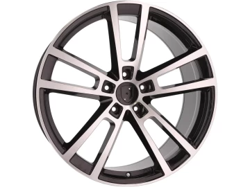 Jantes Look Porsche Cayenne Sport 22x10 5X130 ET 48 71.6 (Preto Polido)