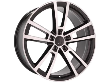 Jantes Look Porsche Cayenne Sport 22x10 5X130 ET 48 71.6 (Preto Polido)