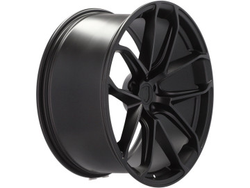 Jantes Look Porsche Macan 20x9 5X112 ET 26 66.5 (Preto Polido Metade Matte)