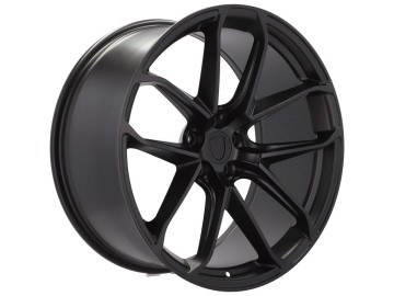 Jantes Look Porsche Macan 20x9 5X112 ET 26 66.5 (Preto Polido Metade Matte)