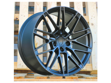 Jantes Look Porsche Macan II 21x10.5 5X130 ET 47 66.5 (Preto Metade Matte)