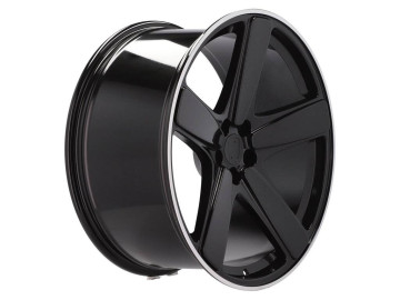 Jantes Look Porsche Macan II 95B 21x10 5X112 ET 19 66.5 (Preto + Aba Polida)