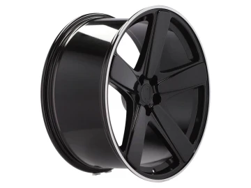 Jantes Look Porsche Macan II 95B 21x10 5X112 ET 19 66.5 (Preto + Aba Polida)