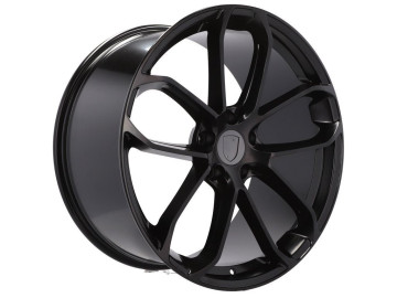 Jantes Look Porsche Macan II Electric 20x10 5X130 ET 49 66.5 (Preto Metade Matte)