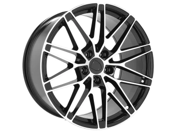 Jantes Look Porsche Macan II Electric 21x8.5 5X130 ET 27 66.5 (Preto Polido)