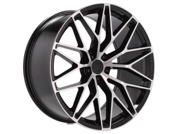 Jantes Look Porsche Macan RS Spyder 21x10 5X112 ET 19 66.5 (Preto Polido)