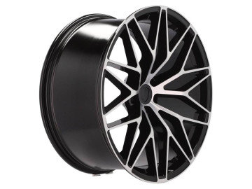 Jantes Look Porsche Macan RS Spyder 21x10 5X112 ET 19 66.5 (Preto Polido)