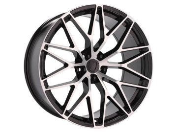 Jantes Look Porsche Macan RS Spyder 21x9.5 5X112 ET 26 66.5 (Preto Polido)