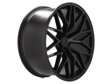 Jantes Look Porsche Macan RS Spyder 22x10 5X130 ET 48 71.6 (Preto Metade Matte)