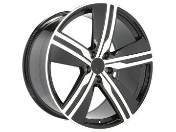 Jantes Look Porsche Macan Turbo EV 22x9 5X130 ET 29 66.5 (Preto Polido)