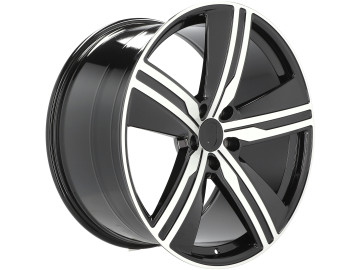 Jantes Look Porsche Macan Turbo EV 22x9 5X130 ET 29 66.5 (Preto Polido)