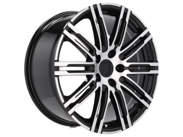 Jantes Look Porsche Panamera Turbo S 20x11 5X130 ET 55 71.6 (Preto Polido)