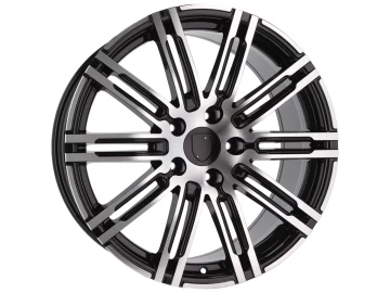 Jantes Look Porsche Panamera Turbo S 20x9 5X112 ET 26 66.5 (Preto Polido)