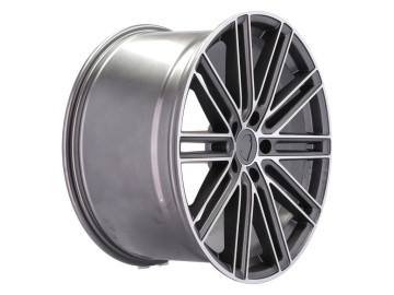Jantes Look Porsche Panamera Turbo S 20x9.5 5X130 ET 55 71.6 (Cinza Polido)