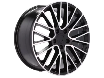 Jantes Look Porsche Panamera Turbo S 22x11.5 5X130 ET 61 71.6 (Preto Polido)