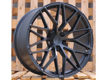 Jantes Look Porsche RS Spyder Design 21x11 5X130 ET 58 71.6 (Preto Metade Matte)