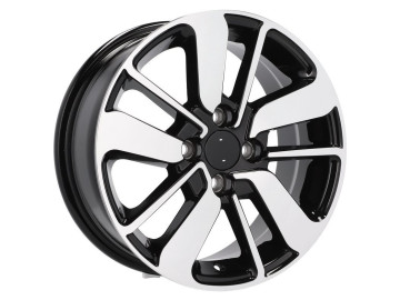 Jantes Look Renault Clio 15x6.5 5X114.3 ET 40 66.1 (Preto Polido) 