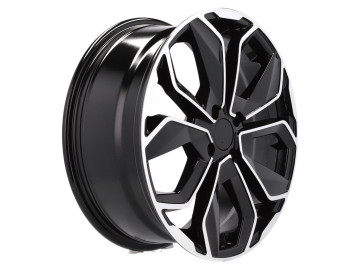 Jantes Look Renault Megane Boose 16x6.5 4X100 ET 40 60.1 (Preto Polido) 