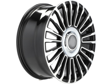 Jantes Look Range Rover MANSORY 18x8 10X112/120 ET 42 72.6 (Preto Polido)