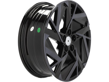 Jantes Look Renault Arkana 17x7 5X114.3 ET 35 66.1 (Preto Polido + Tinted Face)