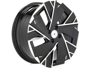 Jantes Look Renault Captur 17x7 4X100 ET 37 60.1 (Preto Polido)