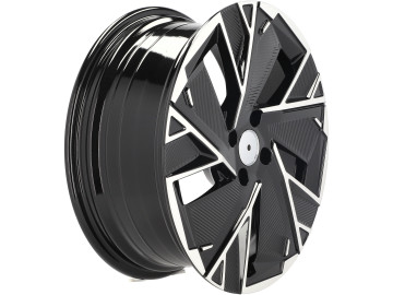 Jantes Look Renault Captur 17x7 4X100 ET 37 60.1 (Preto Polido)