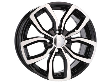 Jantes Look Renault Clio 16x6.5 4X100 ET 38 60.1 (Preto Polido)