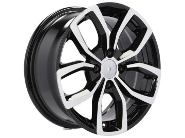 Jantes Look Renault Clio 16x6.5 4X100 ET 38 60.1 (Preto Polido)