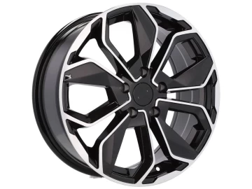 Jantes Look Renault Megane 17x7 4X100 ET 40 60.1 (Preto Polido)