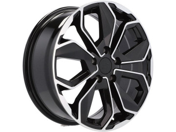 Jantes Look Renault Megane 17x7 4X100 ET 40 60.1 (Preto Polido)