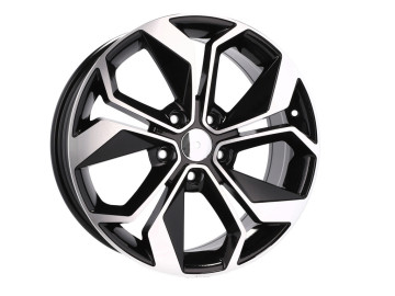 Jantes Look Renault Megane Boose 15x6.5 5X114.3 ET 45 66.1 (Preto Polido)