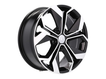 Jantes Look Renault Megane Boose 15x6.5 5X114.3 ET 45 66.1 (Preto Polido)