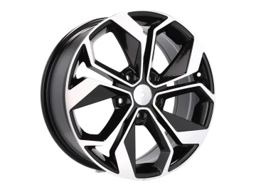 Jantes Look Renault Megane Boose 15x6.5 5X114.3 ET 45 66.1 (Preto Polido)