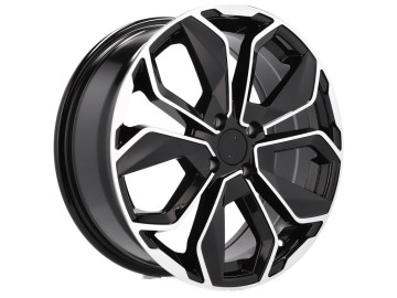 Jantes Look Renault Megane Boose 16x6.5  4X100  ET  37  60.1 Preto Polido