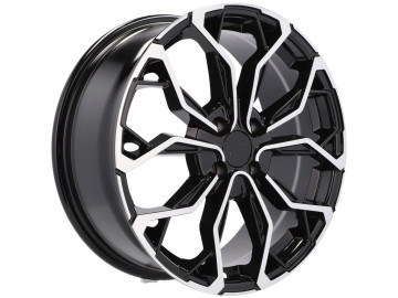 Jantes Look Renault Megane RS CUP 15x6.5 4X100 ET 37 60.1 Preto Polido