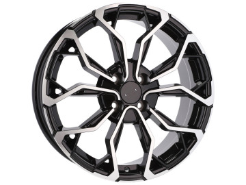 Jantes Look Renault Megane RS CUP 15x6.5 4X100 ET 37 60.1 Preto Polido