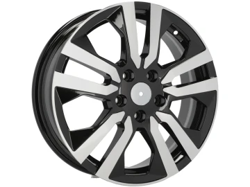 Jantes Look Renault Trafic 16x6 5X114.3 ET 50 66.1 (Preto Polido)