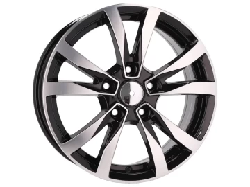 Jantes Look Renault Trafic 16x6.5 5X110 ET 39 65.1 (Preto Polido)