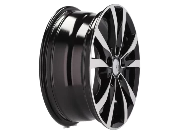 Jantes Look Renault Trafic 16x6.5 5X110 ET 39 65.1 (Preto Polido)