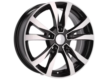Jantes Look Renault Trafic 16x6.5 5X110 ET 39 65.1 (Preto Polido)