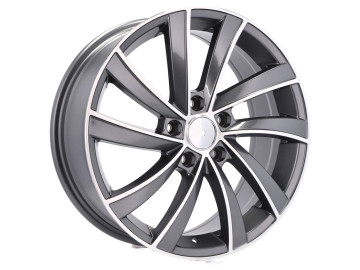 Jantes Look Skoda Strato 17x7 5X112 ET 49 57.1 (Cinza Polido)