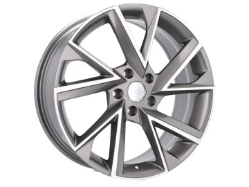 Jantes Look SKODA Vega 18x7.5 5X112 ET 43 57.1 (Cinza Polida ) 