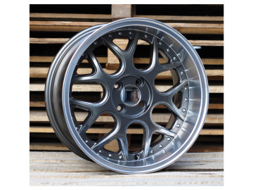 Jantes Look SMART BRABUS 17x8.5 3X112 ET 20 57.1 (Gun Metal + Aba Polida)