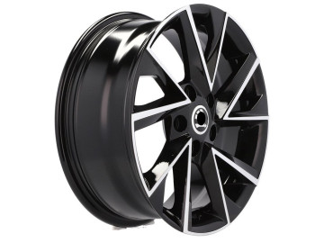 Jantes Look Skoda Vega 16x6.5 5X112 ET 40 57.1 (Preto Polidos)